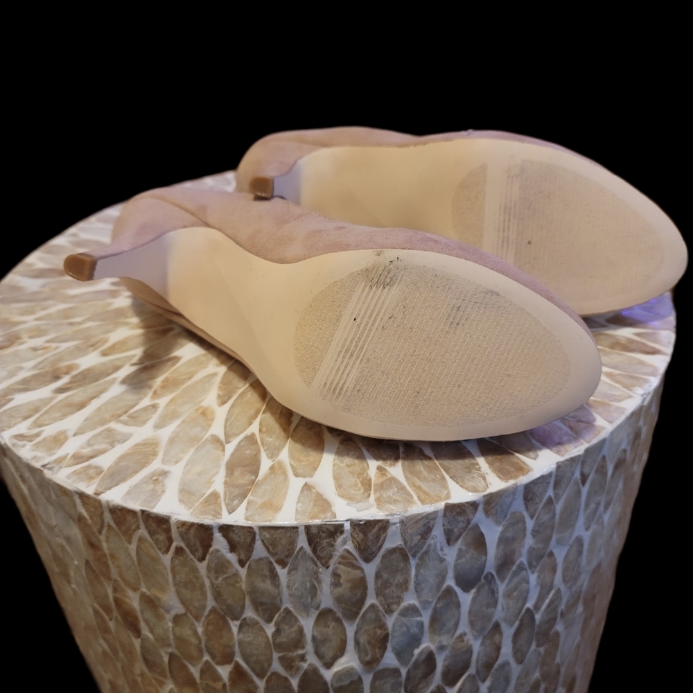 Just Fab Marlena Faux Suede Platform Heels 8 - Picture 4 of 5